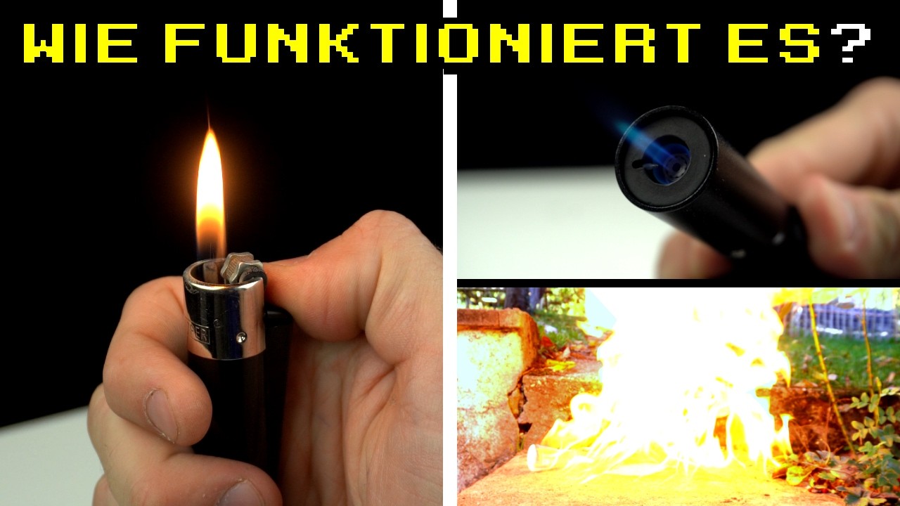 Wie funktioniert ein Feuerzeug?