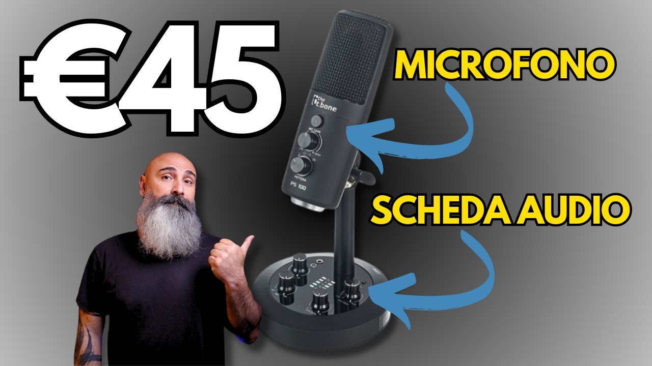 Tbone PS100: un microfono USB che sorprende | Test audio e analisi
