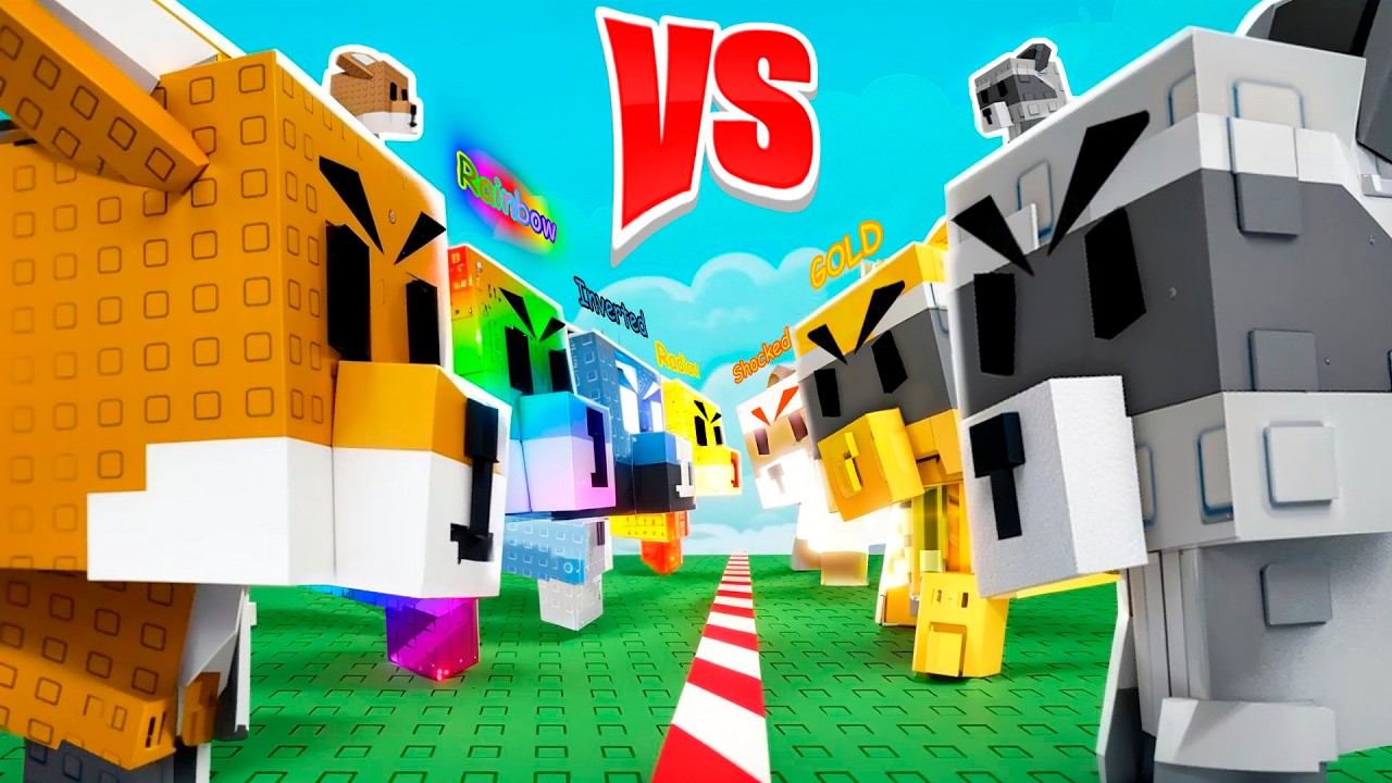 БИТВА МУТАЦИЙ 🦊8 ЛИС против 8 ЕНОТОВ🦝 в Вырасти Сад в Roblox — Кто больше заработает