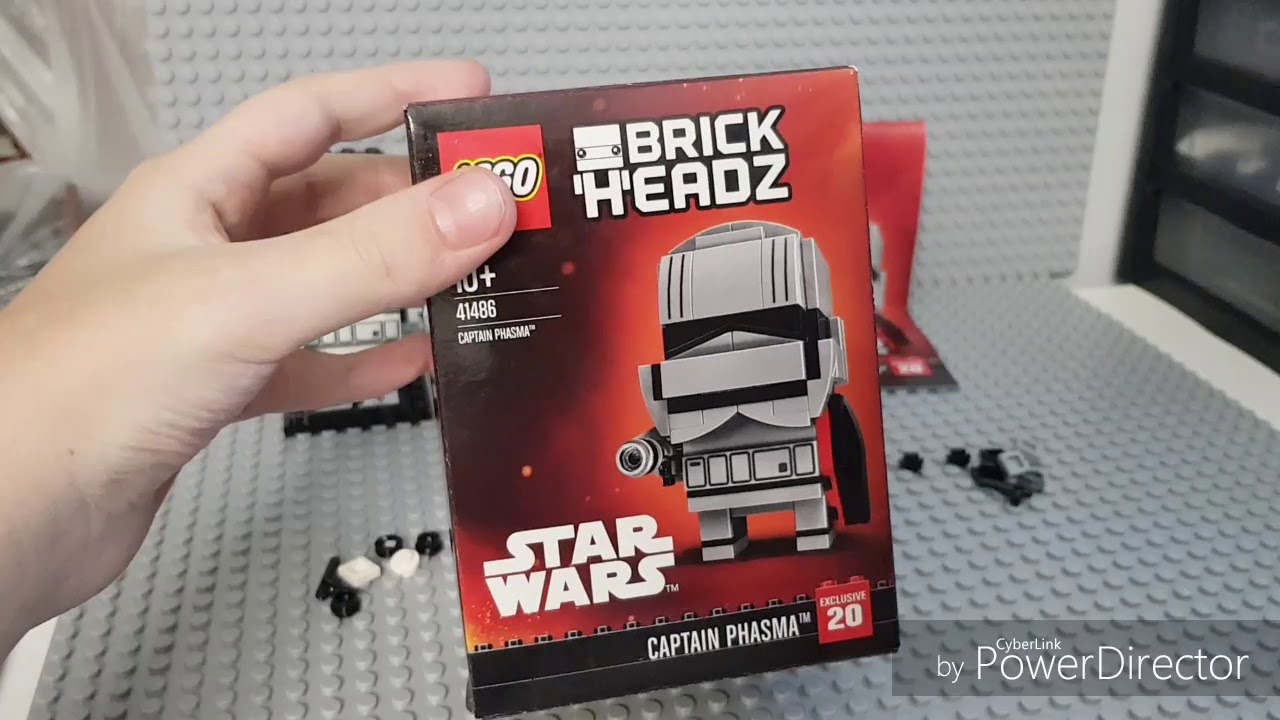 LEGO BrickHeadz 41485 Finn и 41486 Captain Phasma обзор