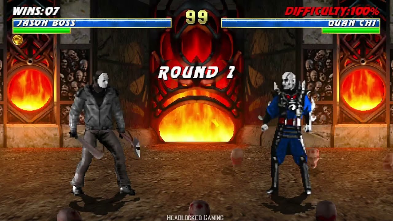 Jason Voorhees Invades the Mortal Kombat Tournament | 100% Difficulty