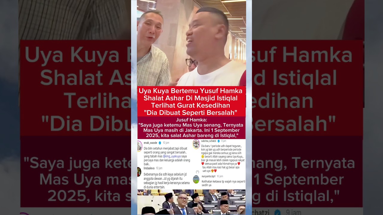UYA KUYA BERTEMU YUSUF HAMKA. #uyakuya #gosipartis #beritaterkini #trending #yusufhamka