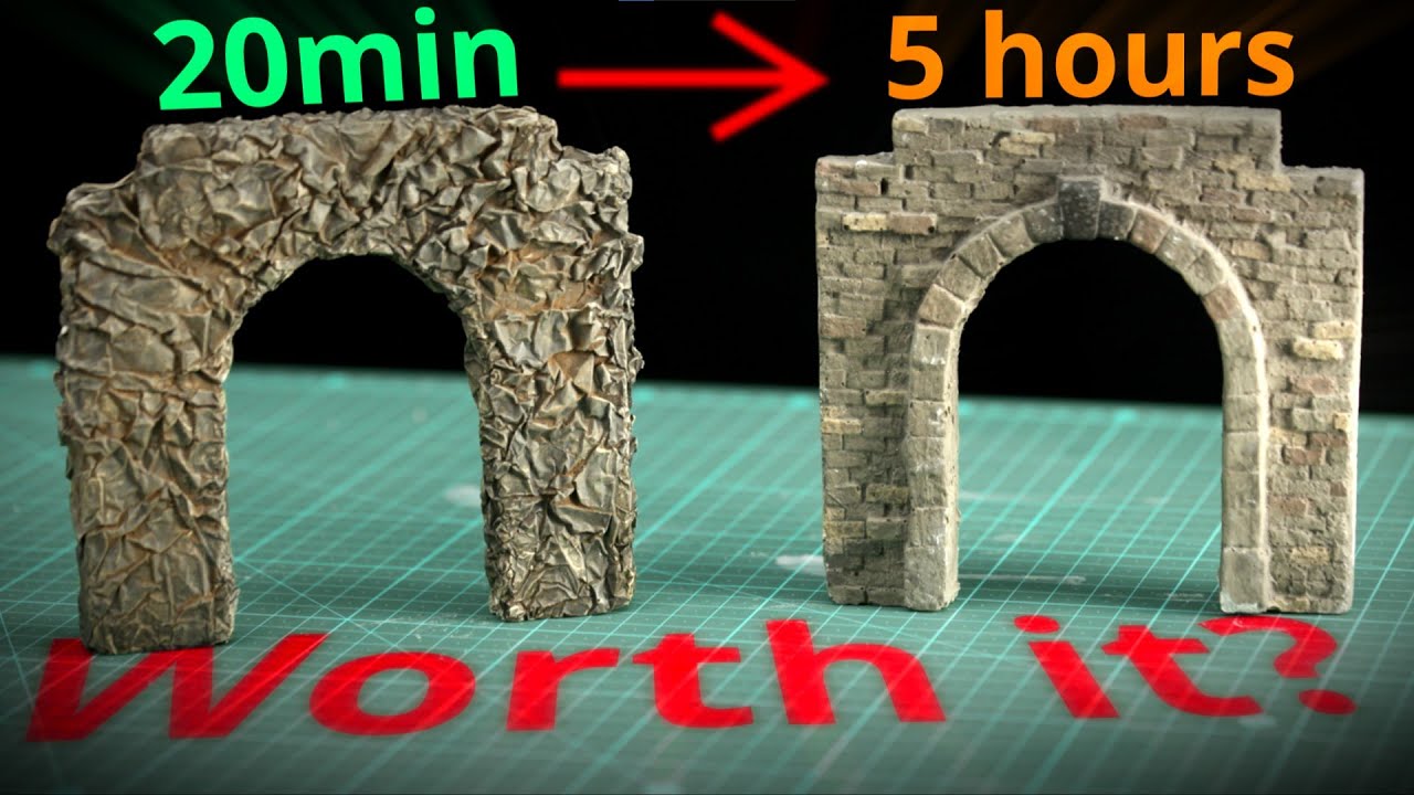 Fast & Easy model railroad tunnel portals