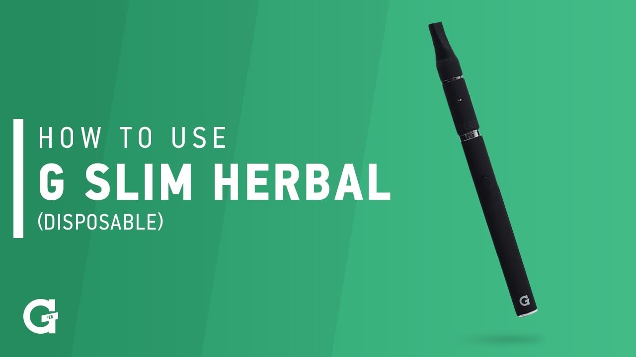 How to use your G Slim Herbal - Disposable