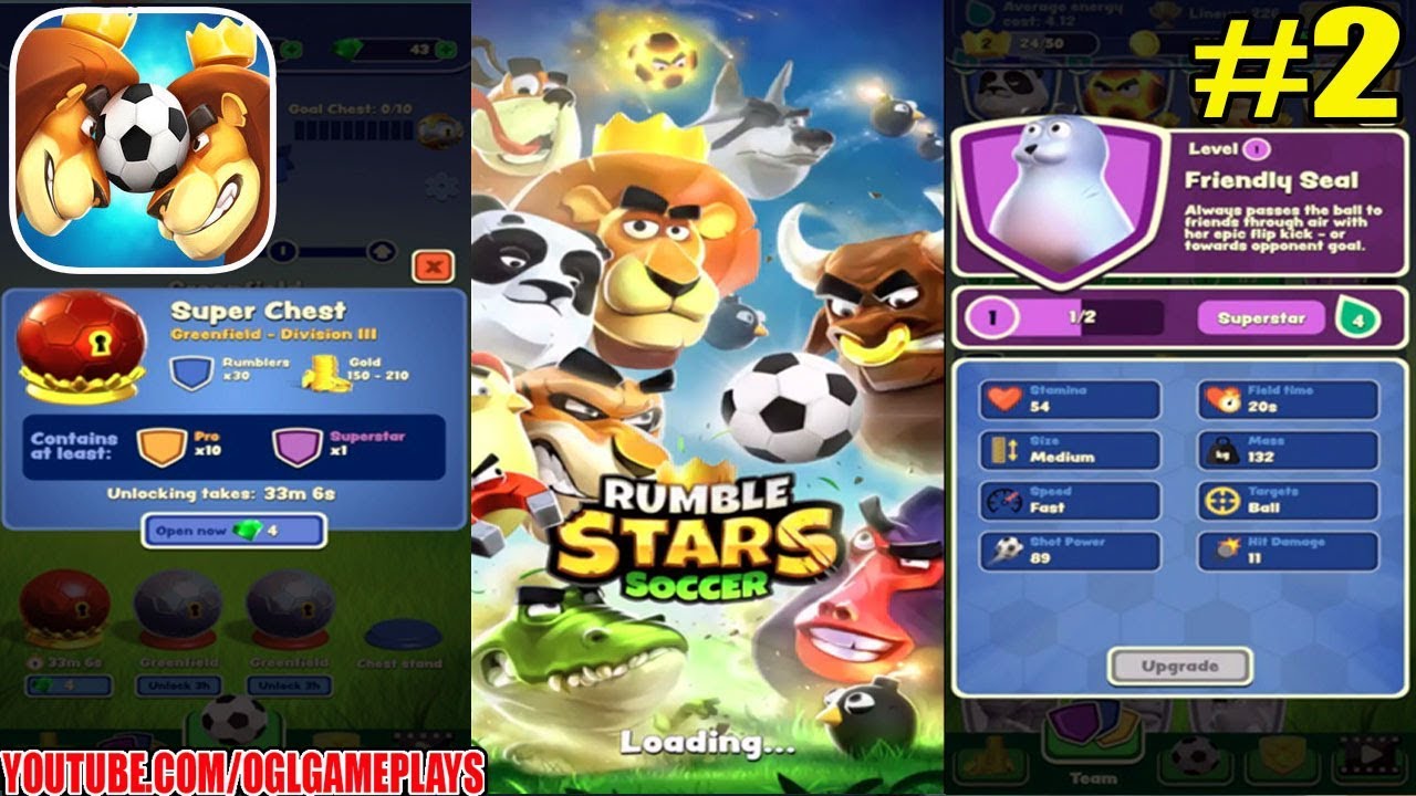 Rumble Stars Soccer (Super Chest) Gameplay #2 (iOS/Android)