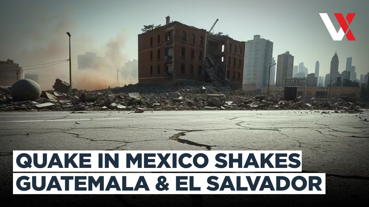 7.3 Earthquake Collapses Bus Station Wall In Guatemala Near Mexico Border | VERTEX