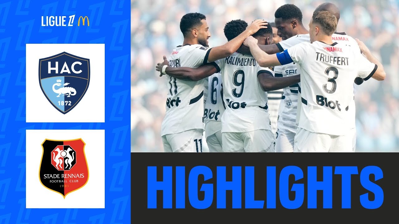 CARTON de&nbsp;Rennes&nbsp;au&nbsp;Havre | 29&egrave;me journ&eacute;e - Ligue 1 McDonald's 24/25