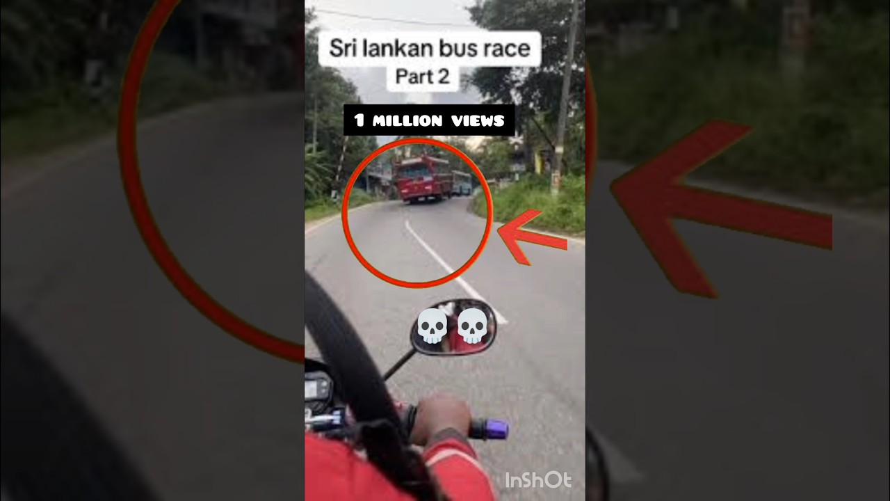 Sri lanka bus race / 💀🖤👑️ 