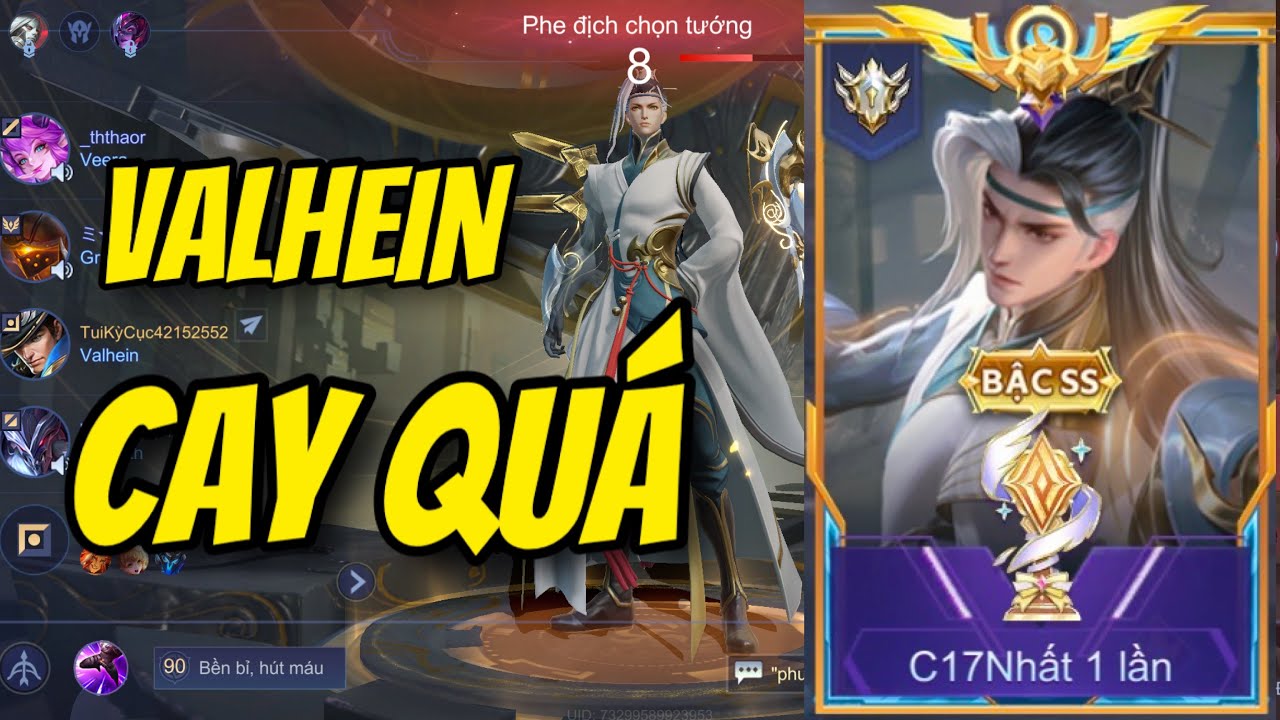 LEO CHIẾN TƯỚNG CÙNG VALHEIN | 1 PHÚT LƠ LÀ TEAM THUA NGƯỢC