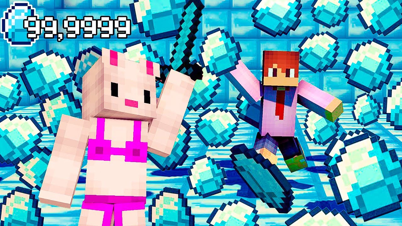 MINECRAFT mas os blocos MULTIPLICAM (ATÉ MEU PC DERRETER) com FENYX