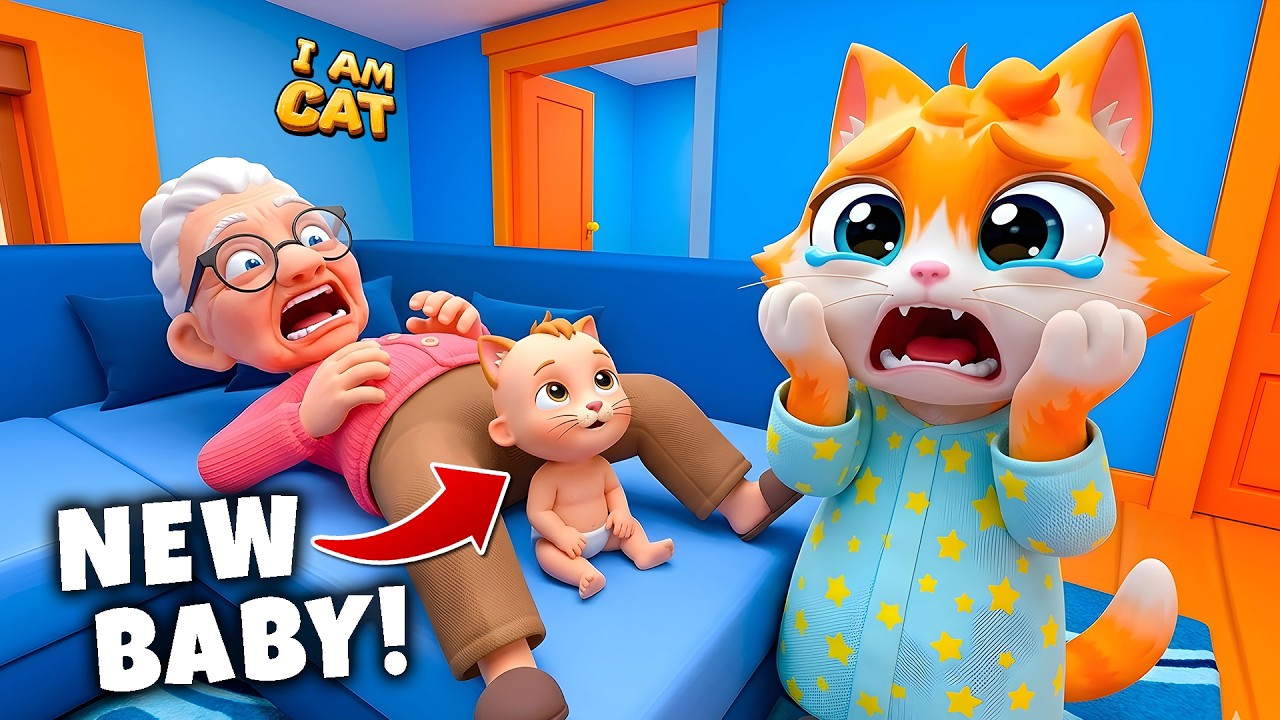 GRANNY HAS A BABY! 😱 - I Am Cat VR