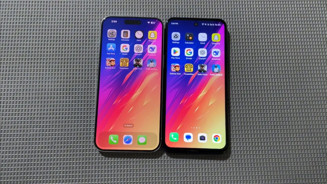 IPHONE 16 PRO MAX VS INFINIX HOT 50i - SPEED TEST(4K)
