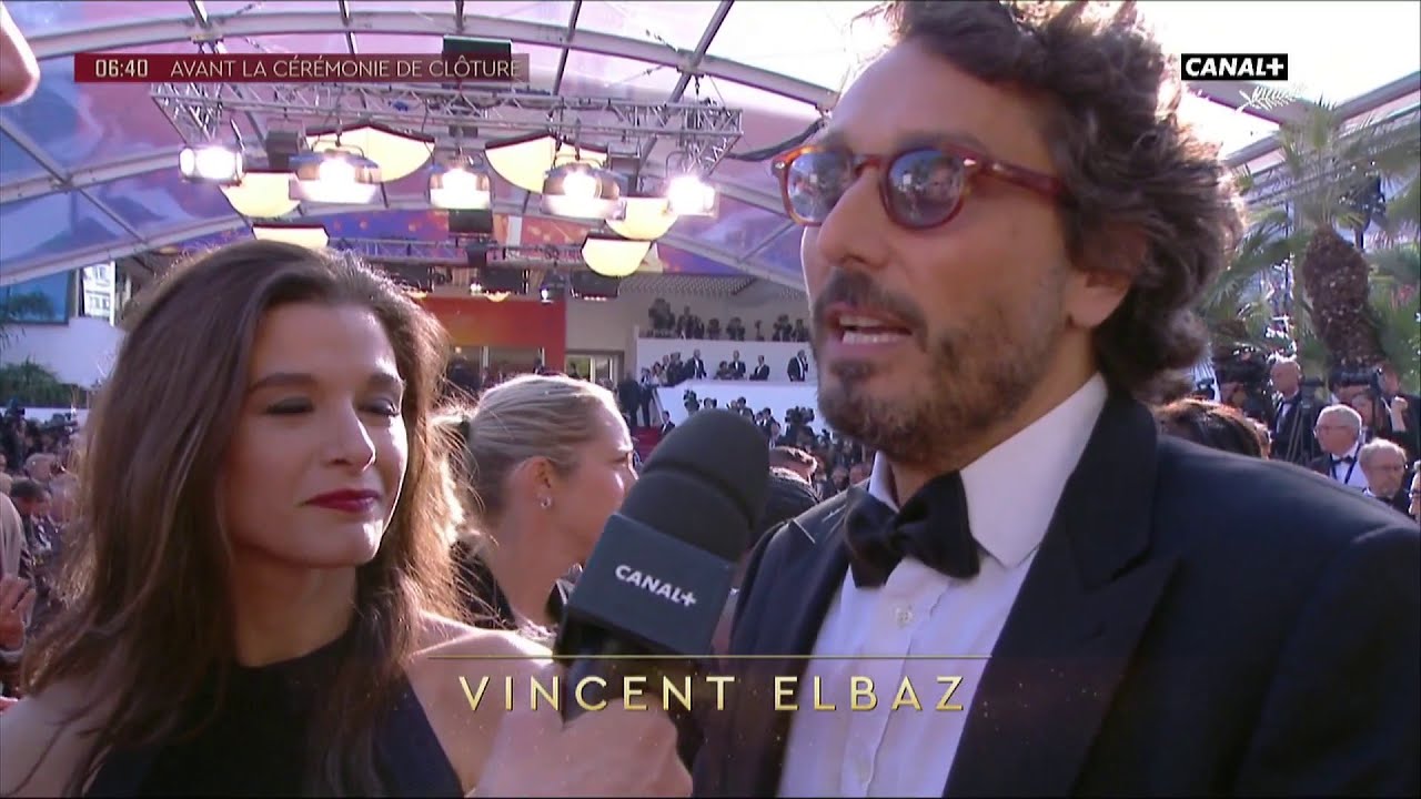 Vincent Elbaz, très heureux d'être là pour soutenir le film de ses amis  - Cannes 2019