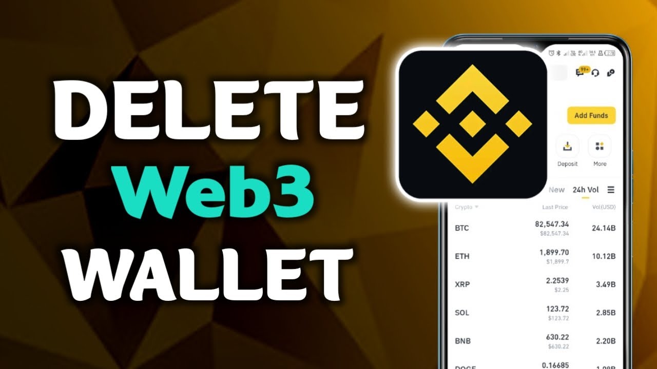 Как удалить кошелек Binance Web3
