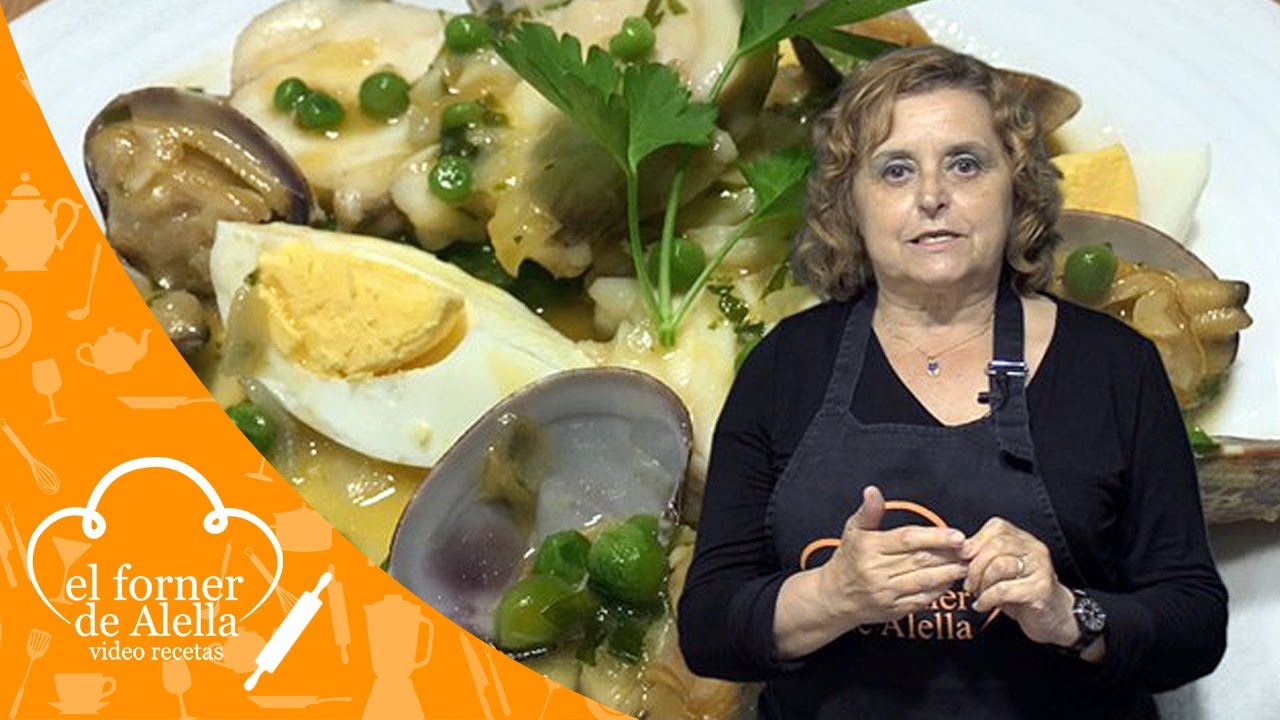 Rape con almejas en salsa verde