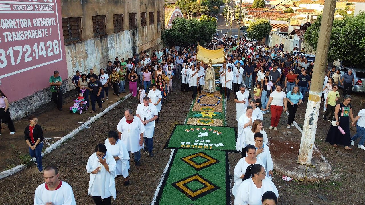Corpus Christi - Momento de F&eacute; e Devo&ccedil;&atilde;o em Igarapava-SP