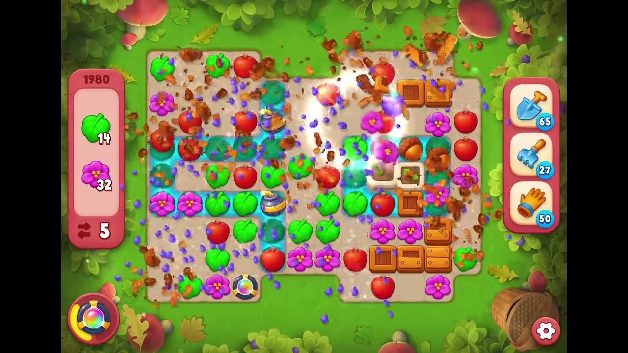 Gardenscapes Level 1980 Hard NO BOOSTERS
