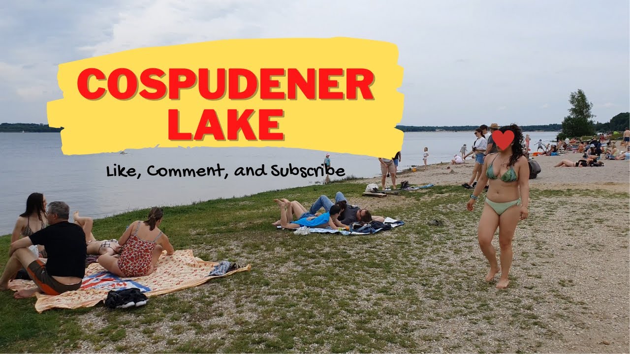 Beautiful cospudener Lake Leipzig. sachen, Germany | Walking Around the Lake | 4k HDR 60fps