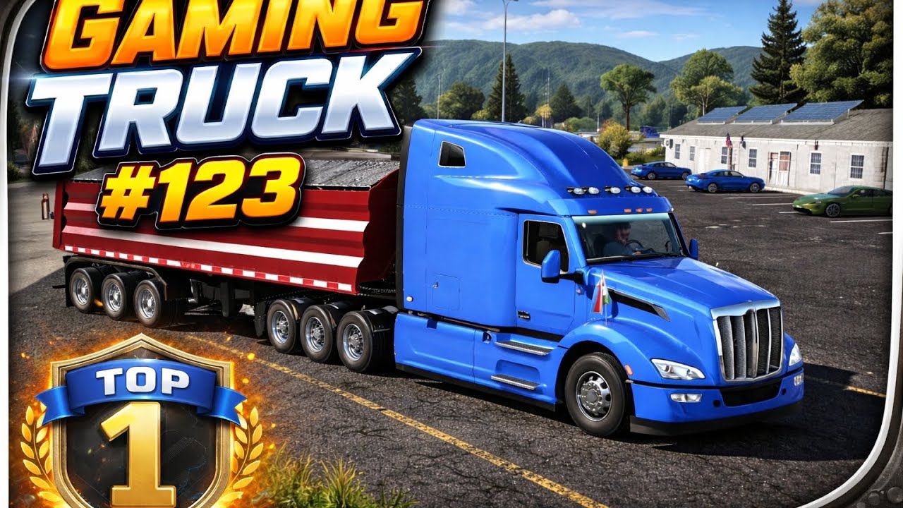 Big Dump Truck Parking & Cargo Delivery 🚛 | Realistic Truck Driving | Gaming Truck #123