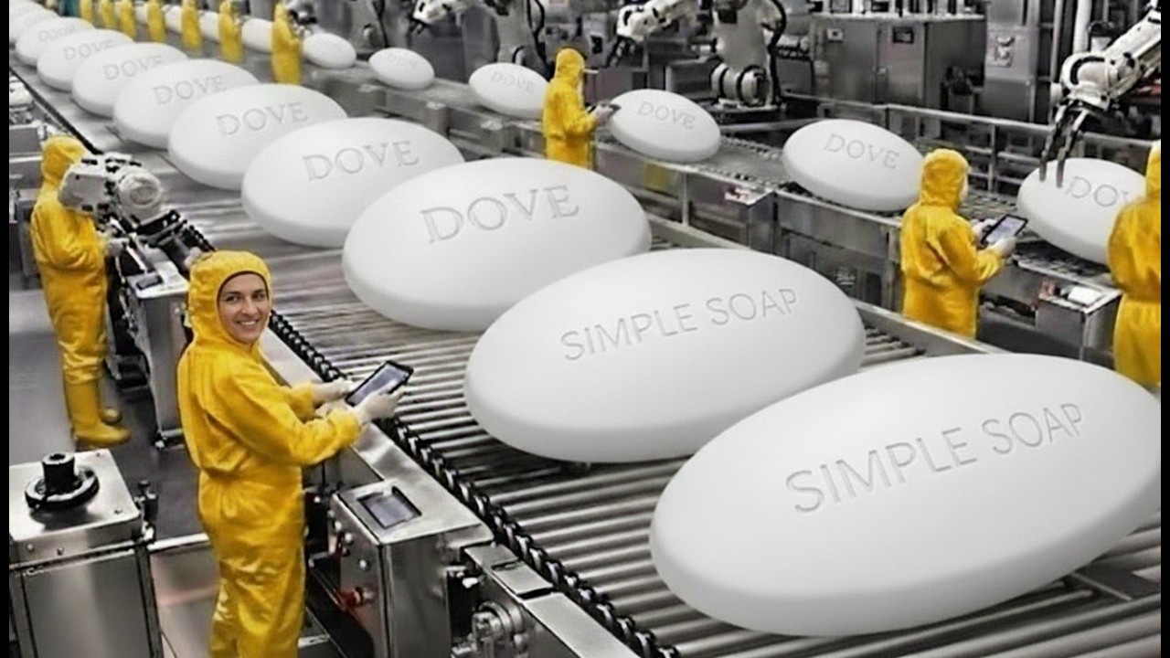 Inside a Modern Soap Factory — How Soap Is Made Step by Step | Full Industrial Process
