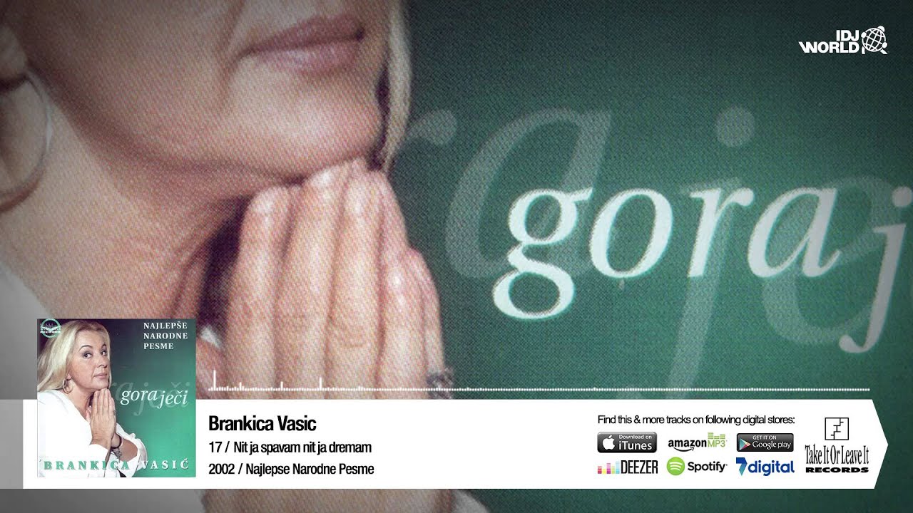 Brankica Vasic - Nit Ja Spavam, Nit Ja Dremam