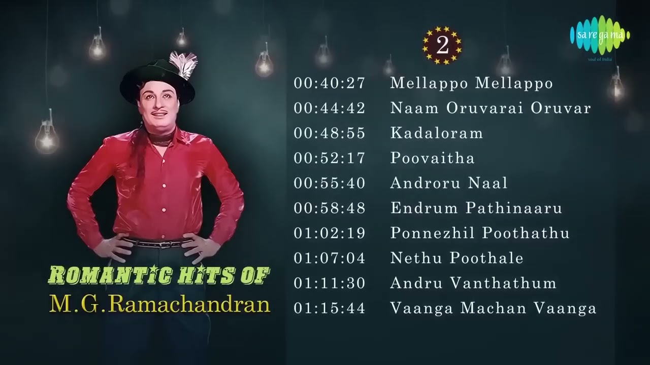 TOP 50 Songs of M.G.R | Kumari Pennin Ullatthile | Naan Paarthathile | Thottaal Poomalarum |