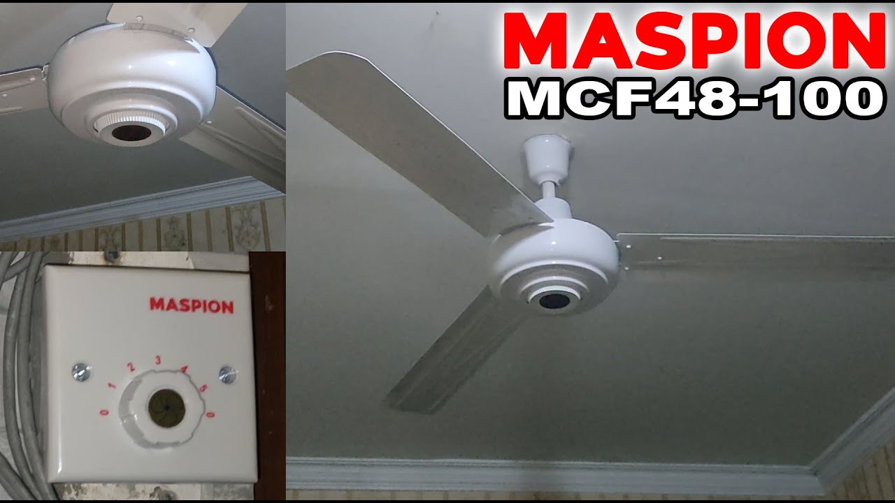 KIPAS BARU TAPI DESAIN VINTAGE | Review Kipas MASPION Industrial Ceiling Fan (MCF48-100)