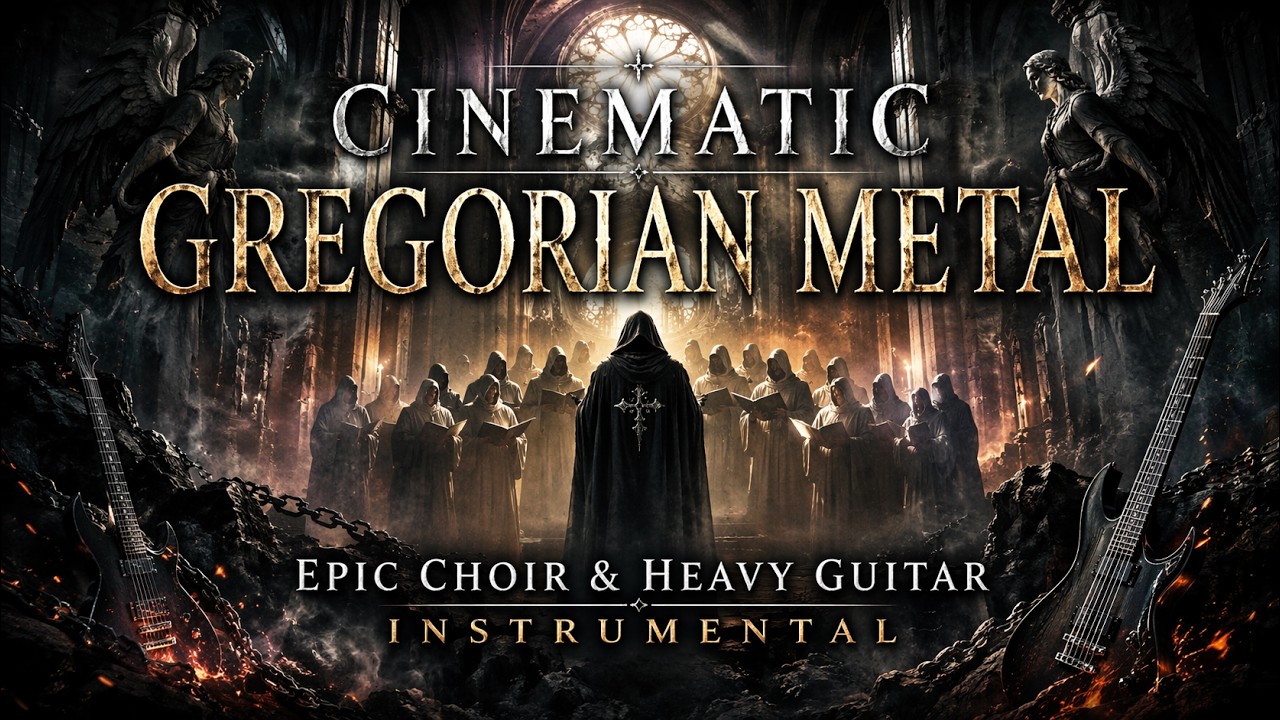 Cinematic Gregorian Metal &ndash; Epic Choir & Heavy Guitar Instrumental