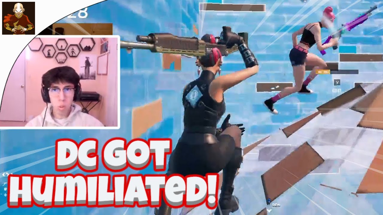ZENN vs DCAWESOMER😳 (1v1 ZONEWARS) [FORTNITE TOKEN/WAGER]