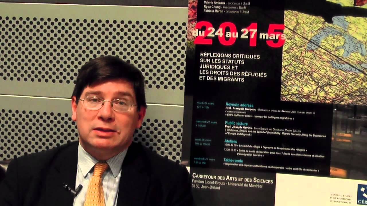Fran&ccedil;ois Cr&eacute;peau-Entre mythes et crises: Repenser les politiques  migratoires
