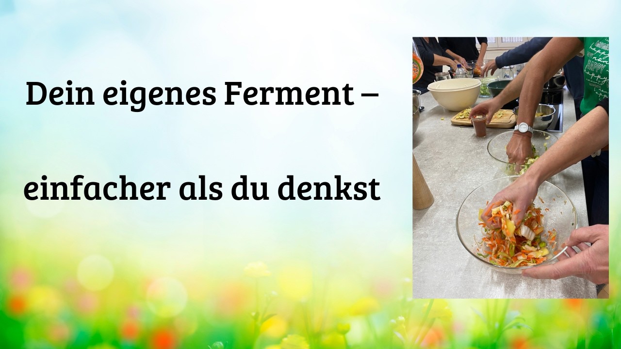 Darmkur statt Diät. Videoserie Teil 2. Wir stellen das Ferment her. Perfekt für Einsteiger.