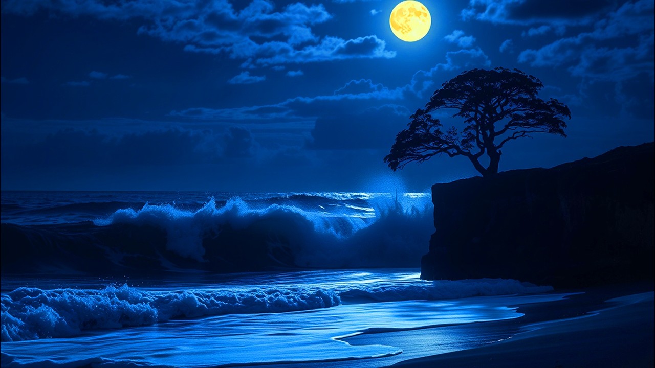 Relaxing Ocean Waves for Stress Relief and Peaceful Sleep