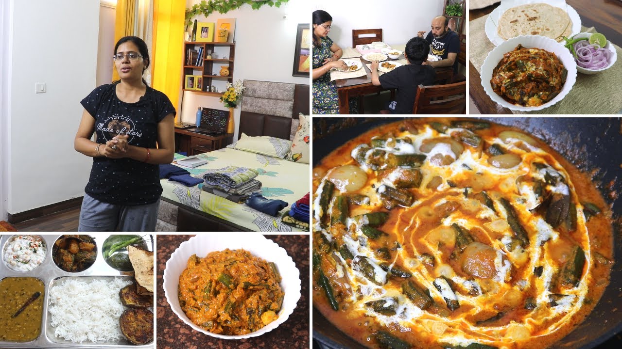 What We Ate On Sunday BREAKFAST | LUNCH & DINNER | perfect *SHAHI MASALA BHINDI recipe | VLOG |