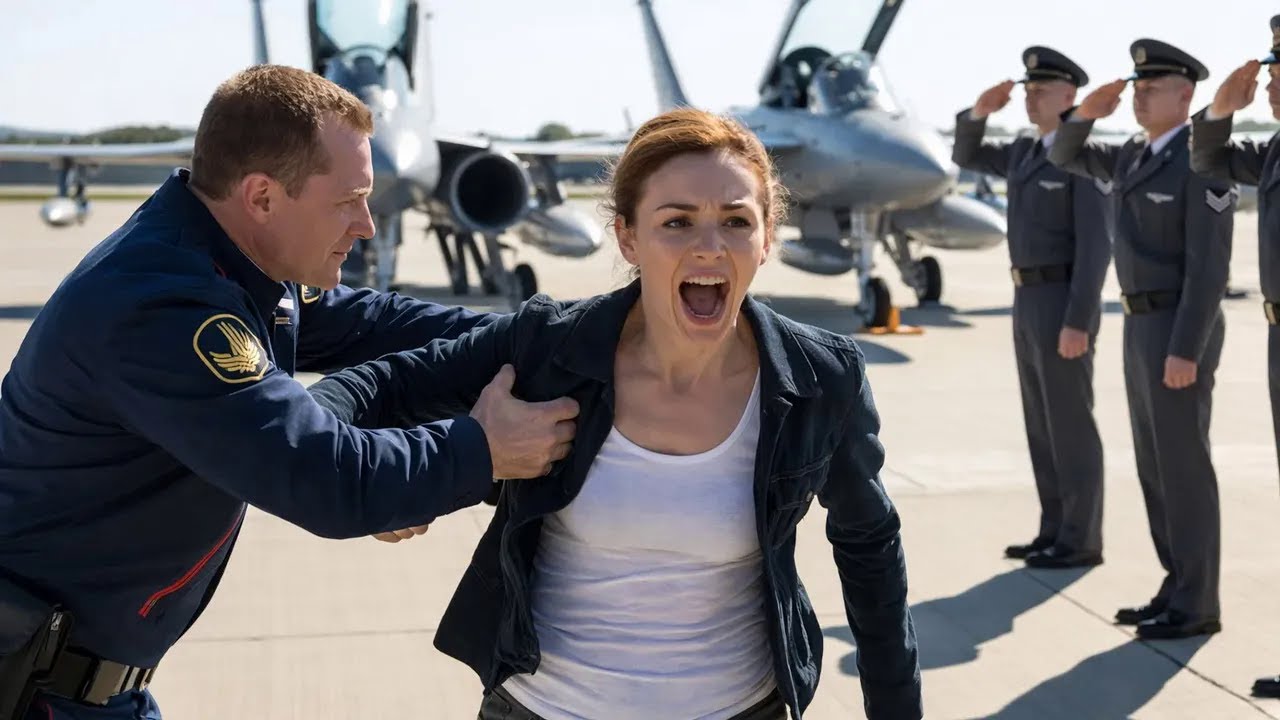 Security vertrieb sie vom Hangar – bis F 18 Piloten grüßten und sie „Viper One“ nannten!