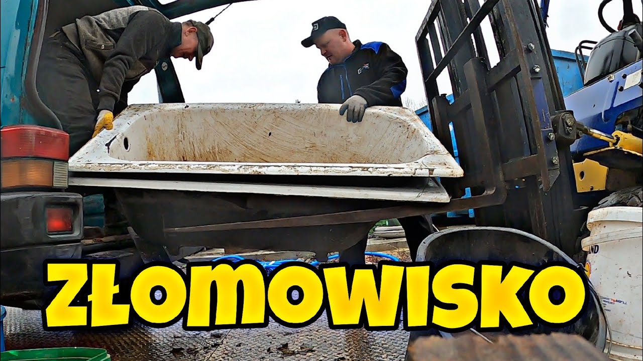Złomowisko Jedziemy z grubym złomem na rekord