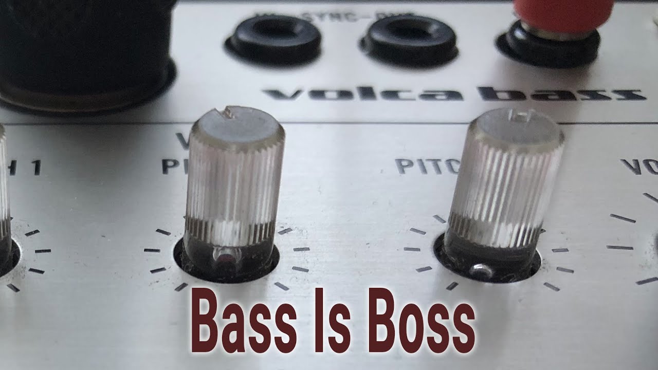 Bass Is Boss - 5 Korg Volca Bass sounds turned into 1 song