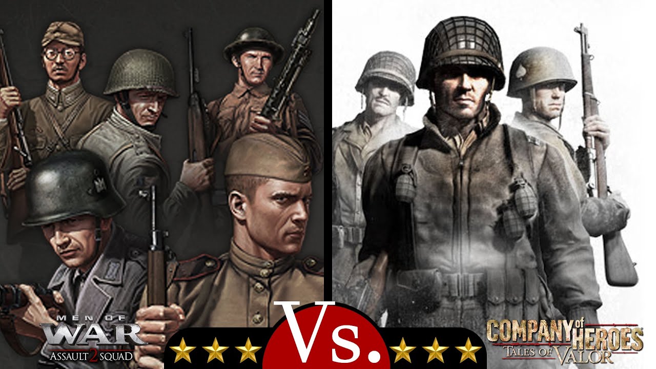 Tank Mission Gameplay Comparison | Men of War: Assault Squad 2 Vs Company of Heroes: Tales of Valor