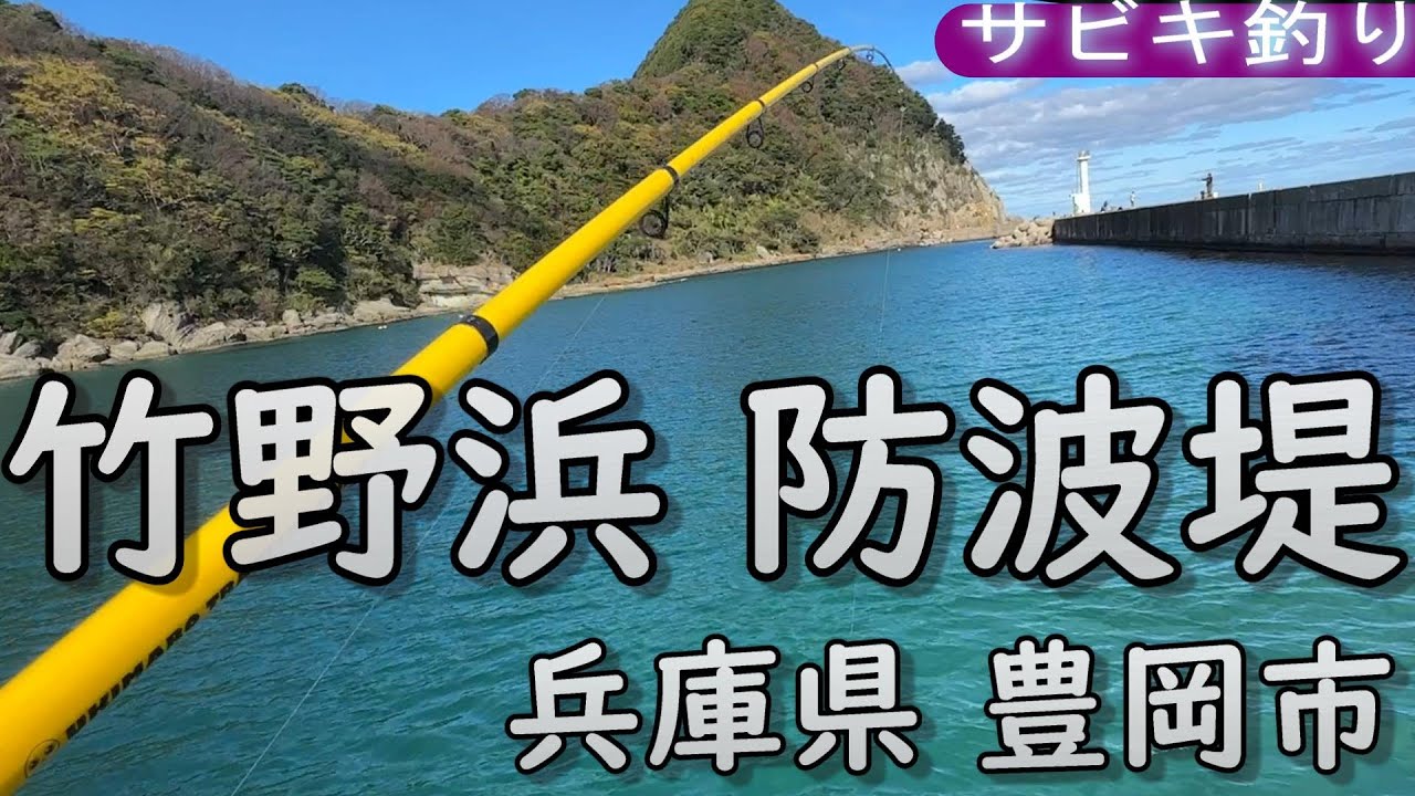 日本海サビキ釣り【竹野浜 防波堤】兵庫県豊岡市