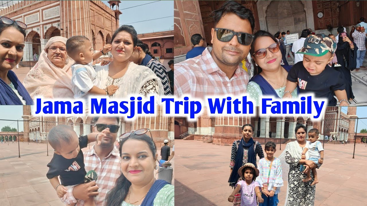 Family Ke Saath Jama Masjid Ghumne Aa Gai ! Jama Masjid In Delhi ! Fight 4 You 