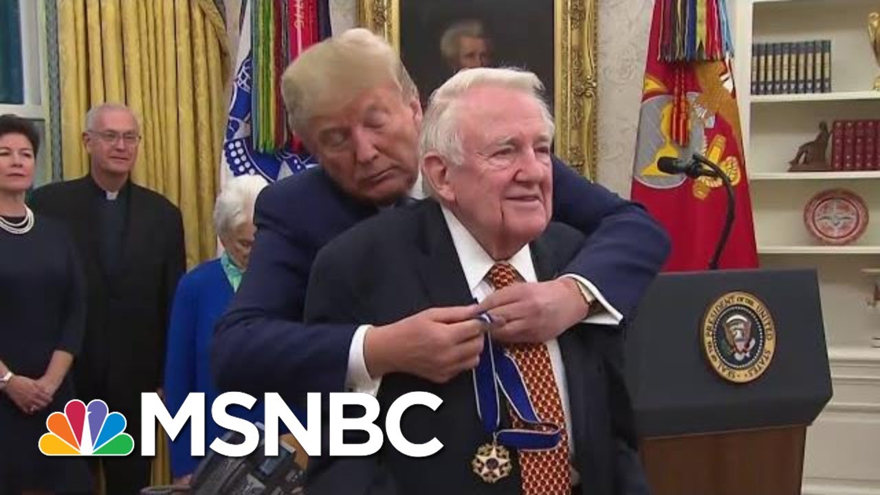 Ed Meese An Unlikely Recipient Of Honor ...Except By Trump | Rachel Maddow | MSNBC