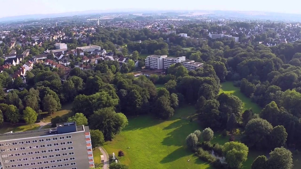 Bad Salzuflen Salzetalklinik Umgebung aus der Luft