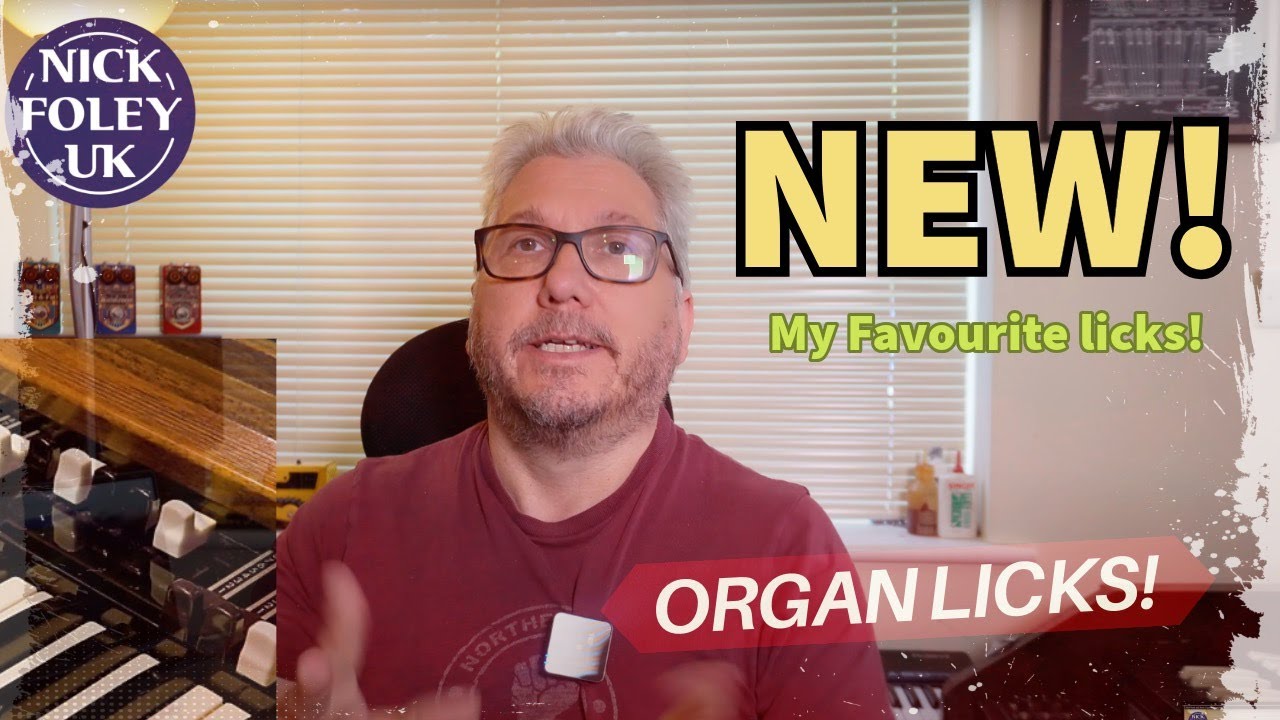 NEW Rock and Blues Organ Licks for YOU!