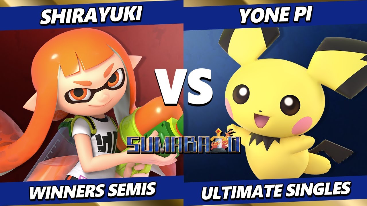 Sumabato 56 TOP 8 - Shirayuki (Inkling) Vs. Yone_pi (Pichu) Smash Ultimate - SSBU