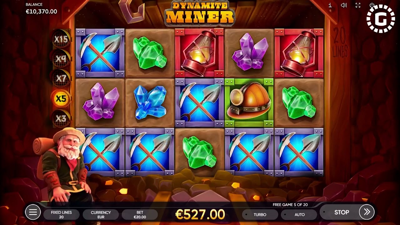 Dynamite Miner by Endorphina Slot Features | GamblerID