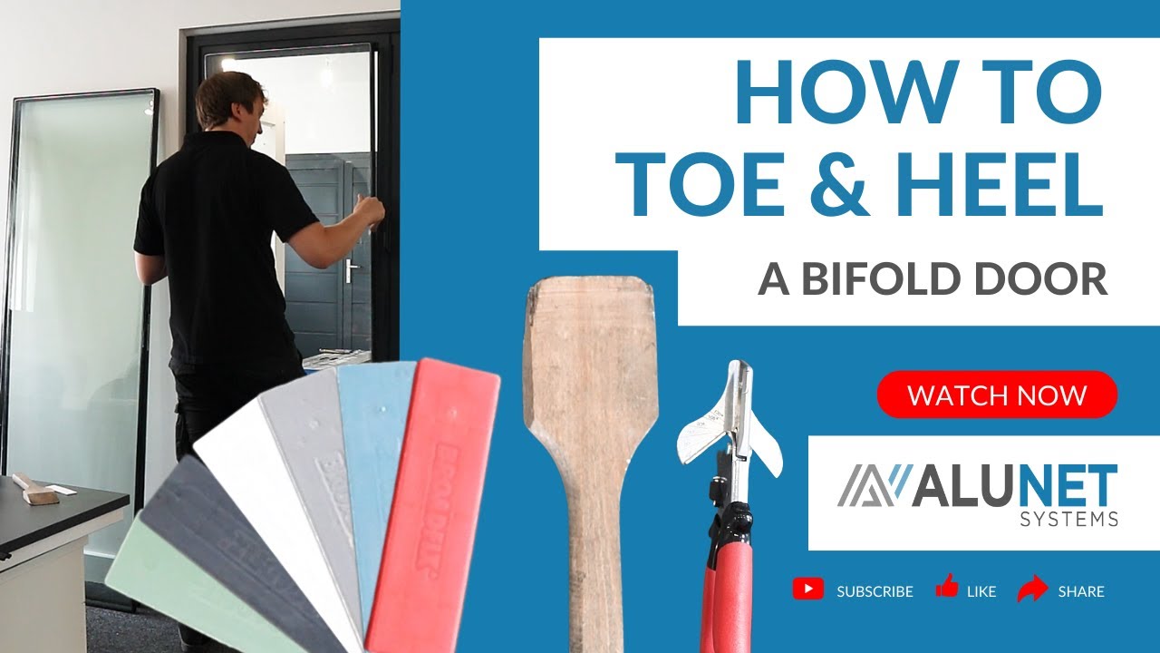 How To Toe & Heel An Aluminium Bifold Door - Alunet Systems