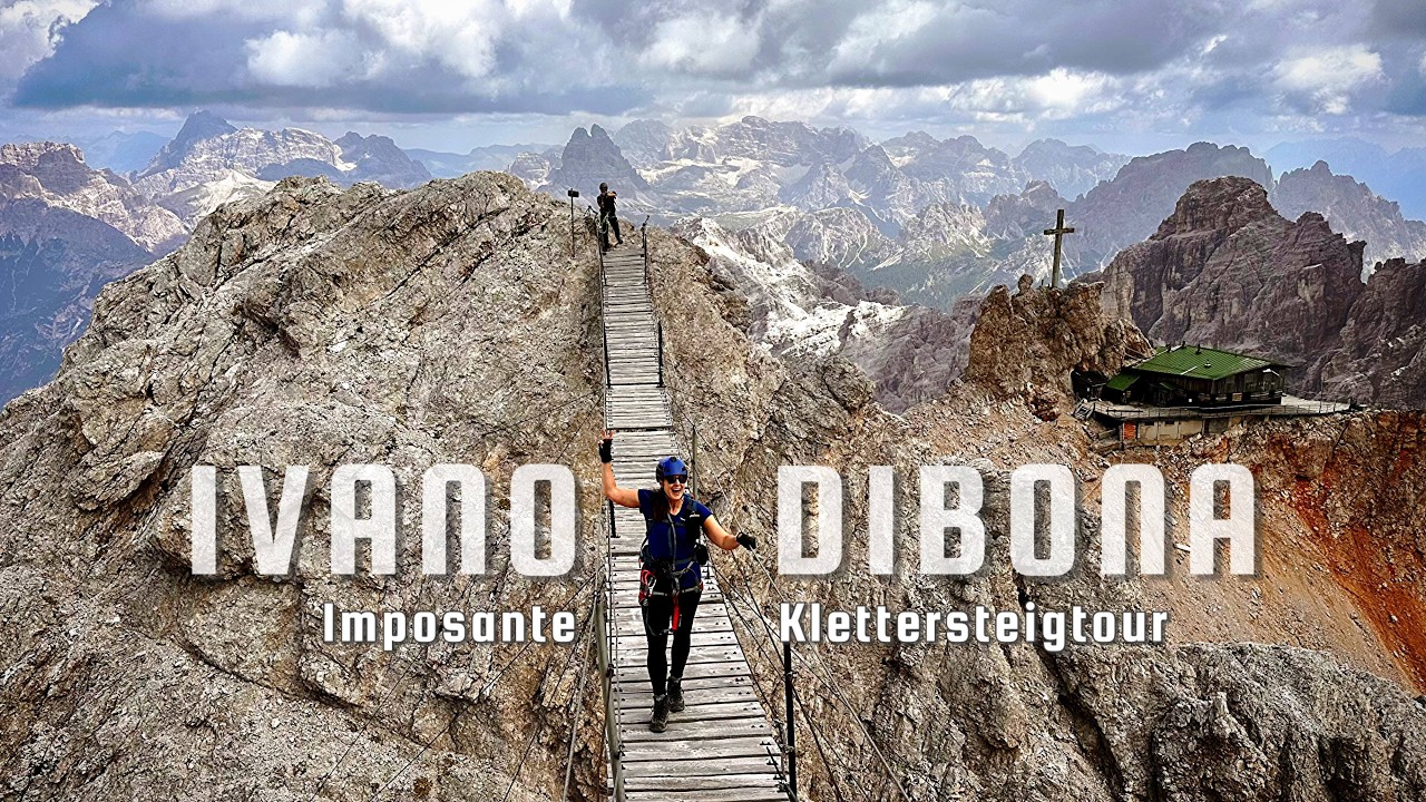 Imposante Dolomitenkulisse: Via Ferrata Ivano Dibona - Lange Klettersteigtour