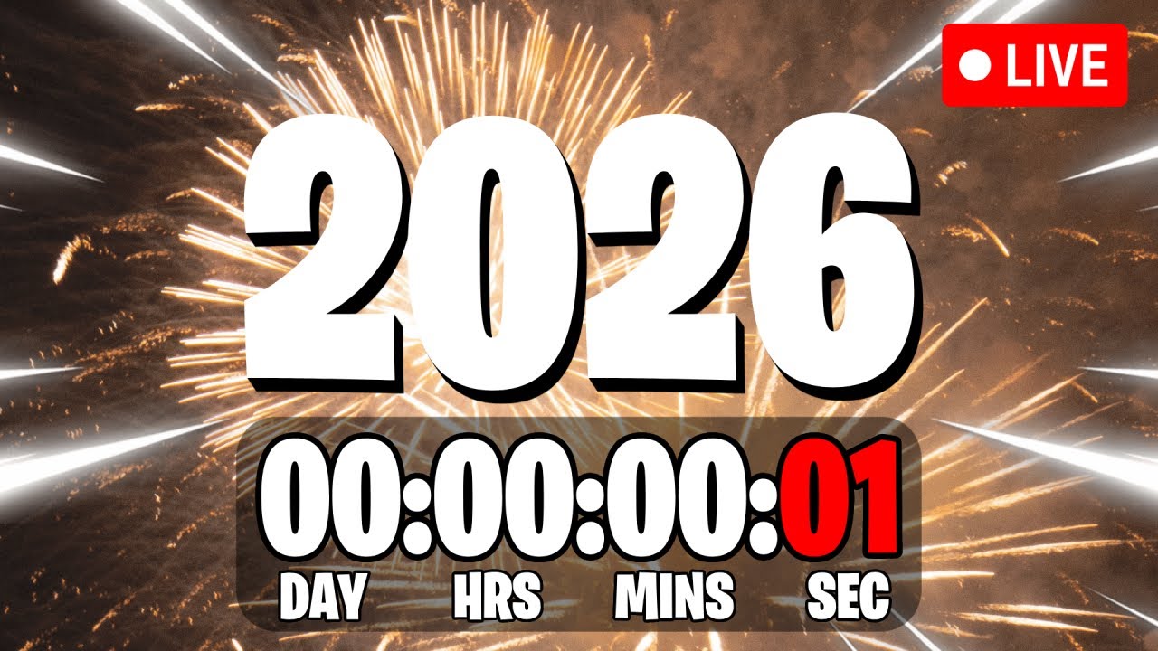 New Year's ⭐2026 Countdown⭐ - LIVE🔴 24/7