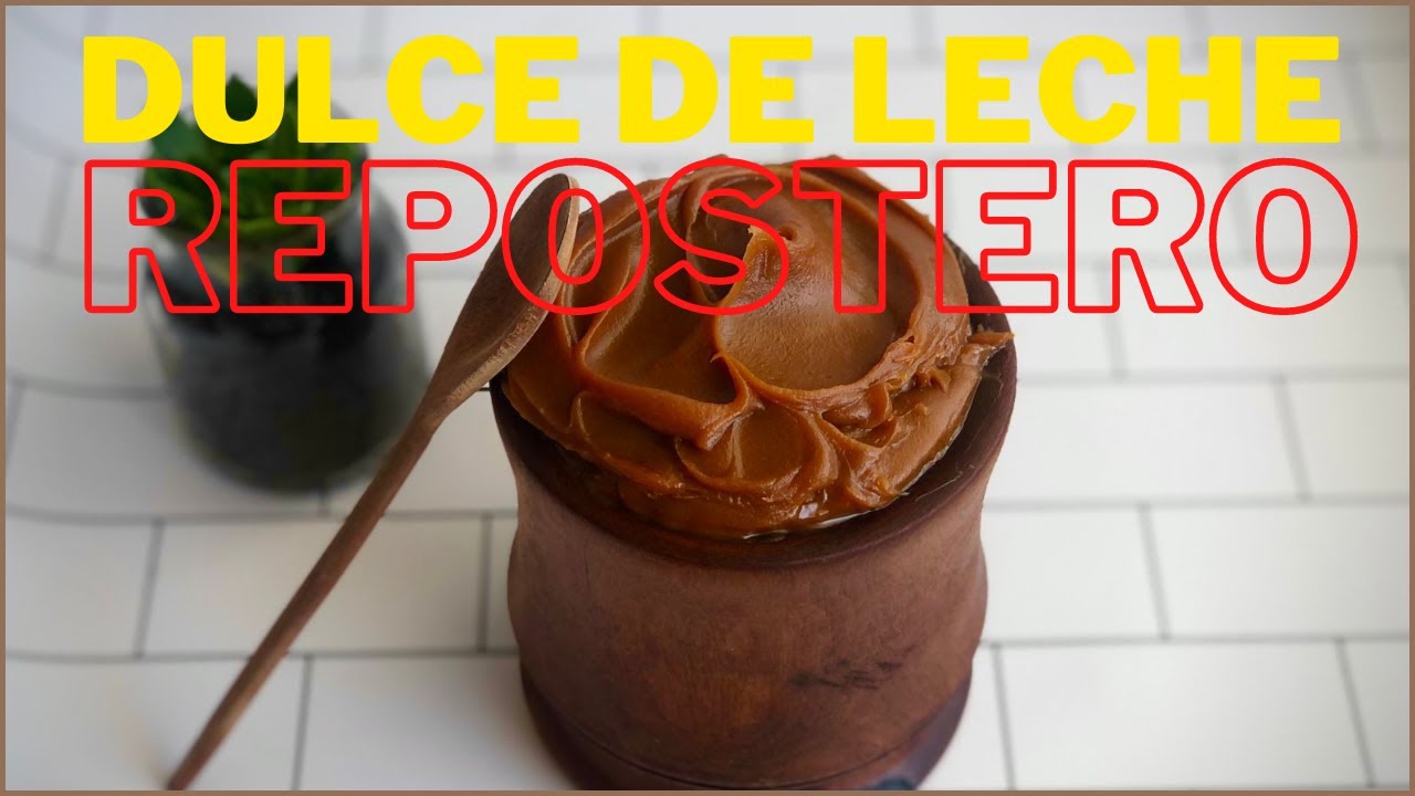 Receta de DULCE DE LECHE REPOSTERO | CASERO paso a paso