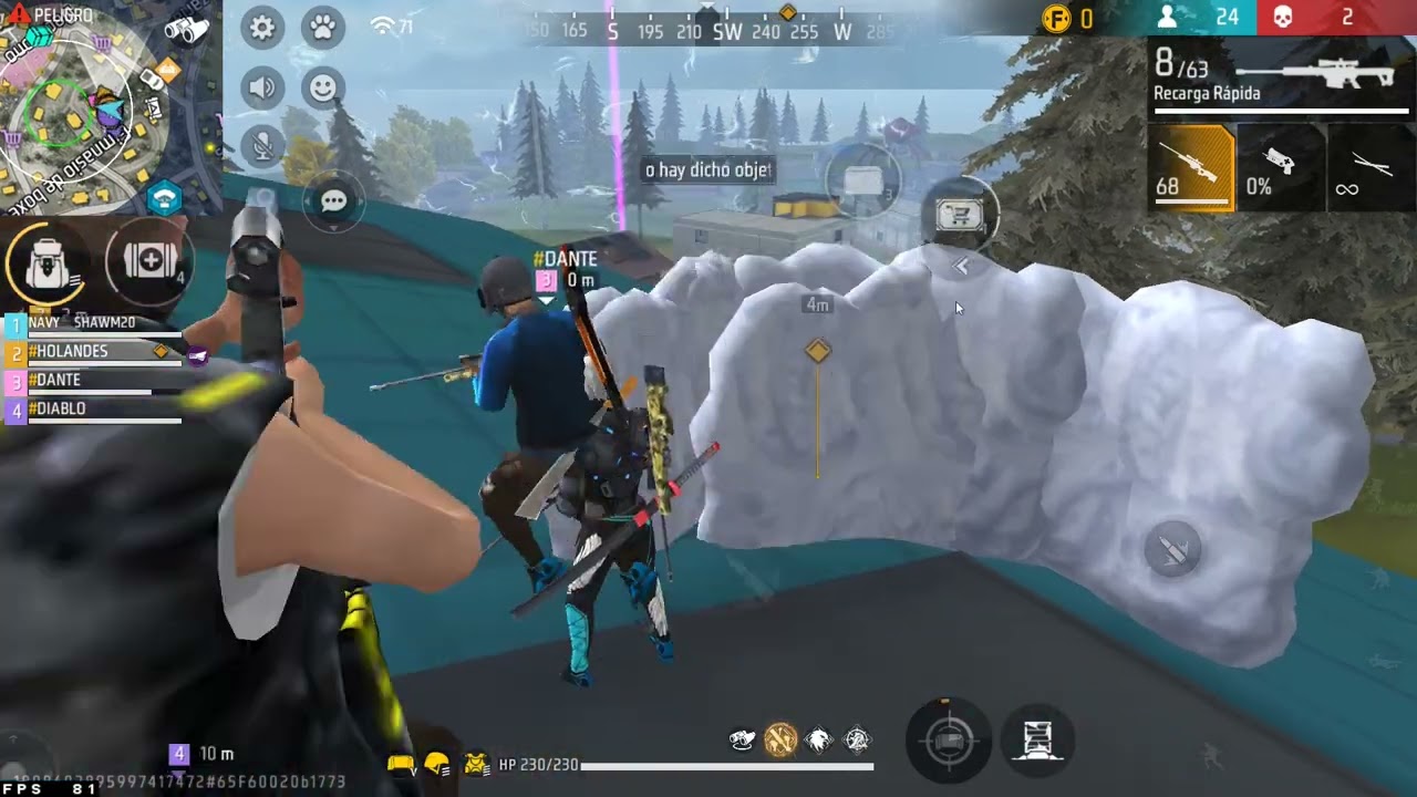 HIGHLIGHTS EM LIGA DOUTRINA 💛🖤 FREE FIRE EMULADOR💻  - SHAWM FF