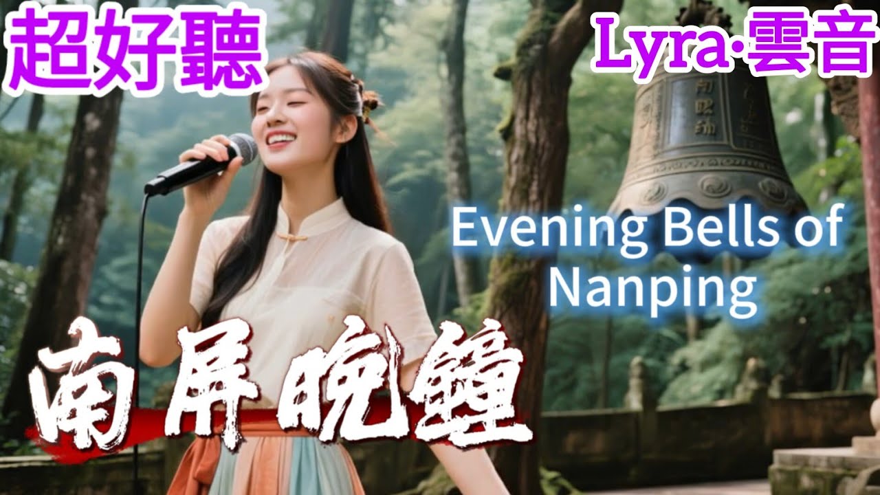 Lyra·雲音 翻唱 超好聽 |《南屏晚鐘》 | 原唱:崔萍 | 南屏晚鐘，隨風飄送，它好像是敲呀敲在我心坎中 | Beautiful | 
